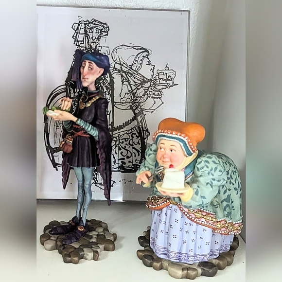 VERY RARE Artist Proof Jack Sprat and Wife James Christensen Numbered #7/25AP - Picture 2 of 16